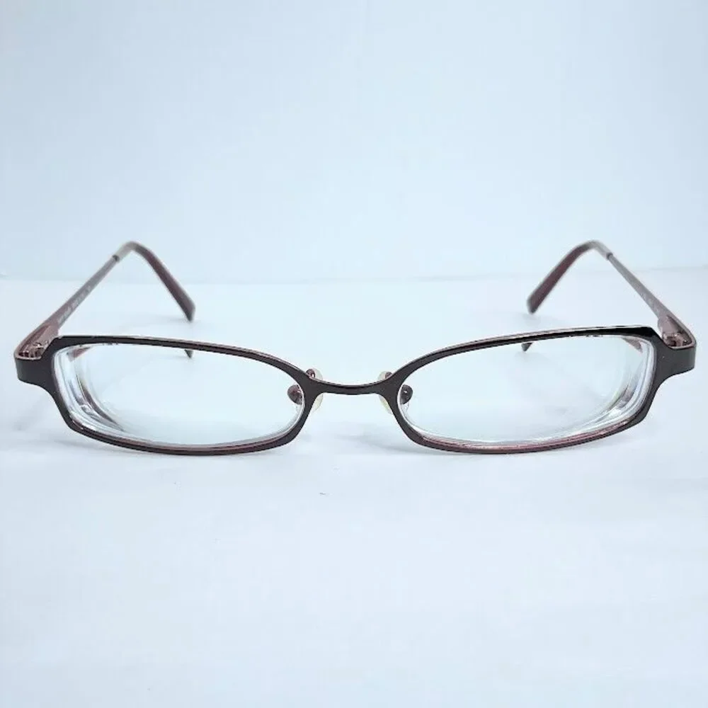 Kate Spade Eyeglasses Kay 01W1 Dark Burgundy Metal Frame Italy 49 16 135